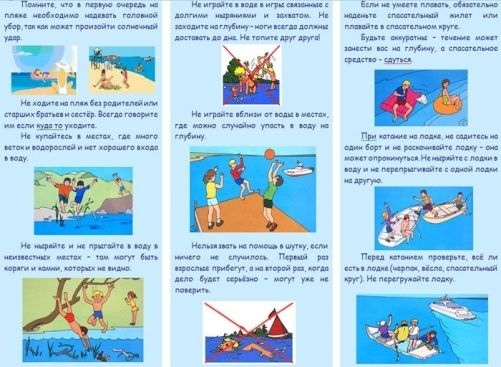 Правила  безопасности на воде 2